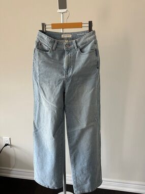 NWOT Warp + Weft Light NCE RELAXED Wide Leg jeans